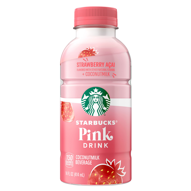 Starbucks Coffee Drink Pink Drink Strawberry 14oz Btl - Starbucks