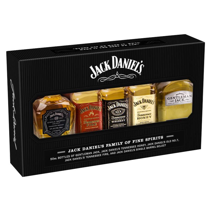Jack Daniel's Family Pack 5pk 50ml - Jack Daniel's – BevMo! Jack Daniel's Family Pack 5pk 50ml - Jack Daniel's – BevMo!
