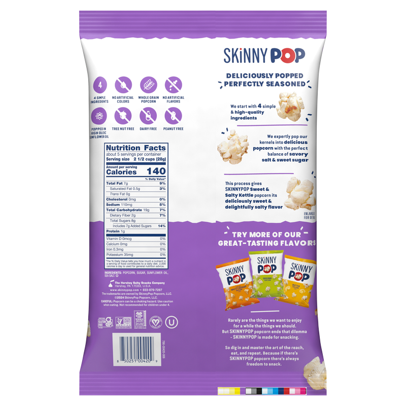 Skinny Pop Sweet & Salty Kettle Popcorn 5.3oz