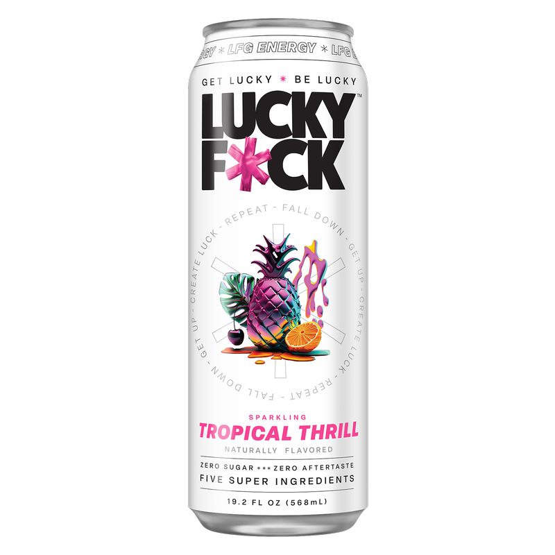 Lucky F*ck Tropical Thrill Energy Drink 19.02oz Can - Lucky