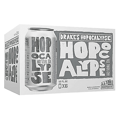 Drake's Brewing. Hopocalypse Hazy Double IPA 6pk 12oz Can