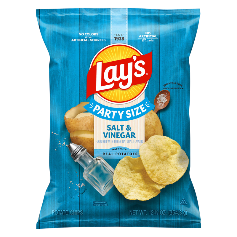Lay's Salt & Vinegar Potato Chips 12.5oz