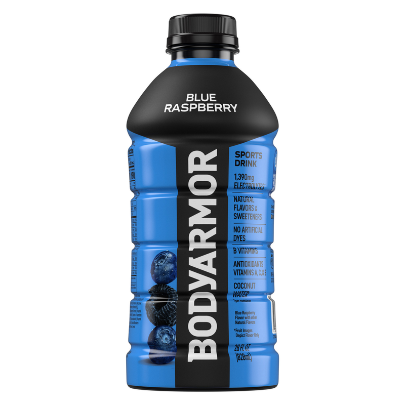 BODYARMOR Sports Drink Blue Raspberry 28oz Btl - BODYARMOR – BevMo!