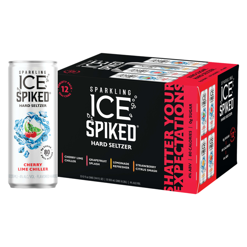 Sparkling Ice Hard Seltzer Variety Pack 12pk 12oz Can - Sparkling
