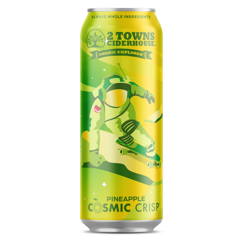 2 Towns Ciderhouse Pineapple Cosmic Crisp (19.2 OZ CAN) - 2 Towns