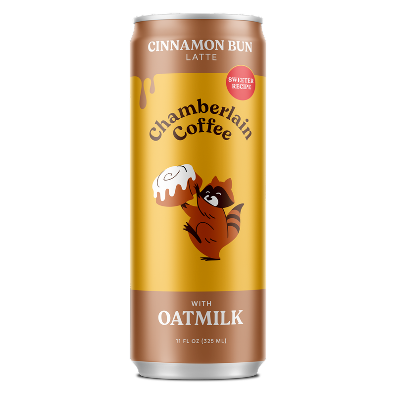Chamberlain Oatmilk Cinnamon Bun Latte 11oz Can - Chamberlain