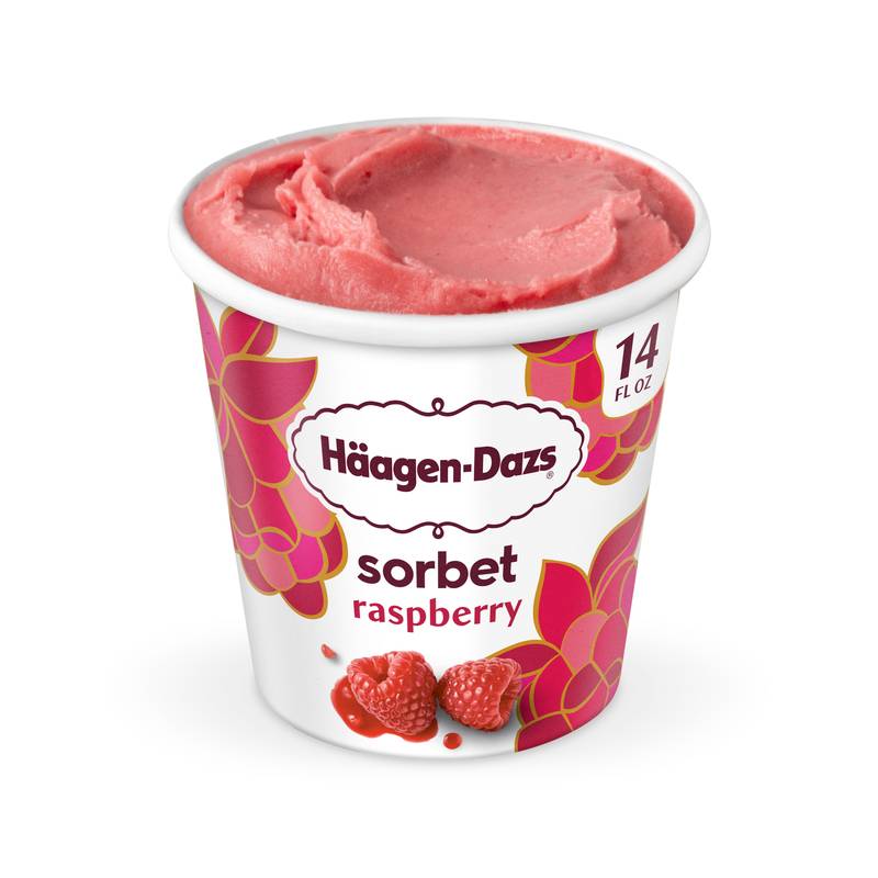 Haagen-Dazs Dairy Free Raspberry Sorbet 14oz - Haagen-Dazs – BevMo!