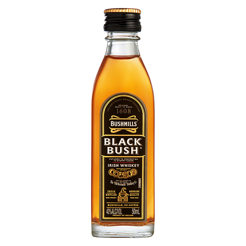Bushmills Black Bush Whiskey 50ml (80 Proof) - BevMo! – BevMo!
