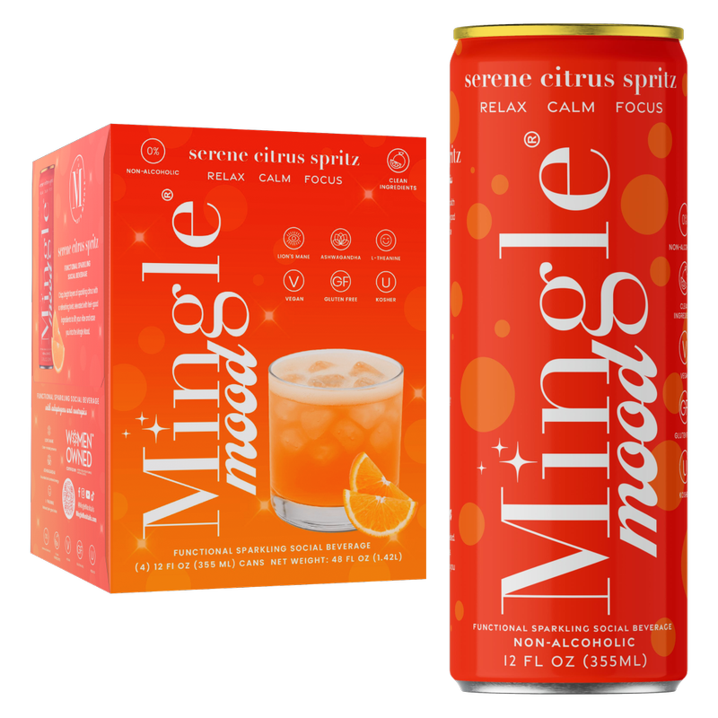 Molly the endless eden 限定307個　モリ Mingle Mood Serene Citrus Spritz 4pk 12oz Can - Mingle Mocktails