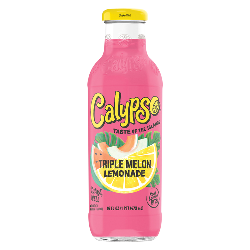 Calypso Triple Melon Lemonade 16oz - Calypso BevMo! Calypso Triple Melon Lemonade 16oz - Calypso BevMo!