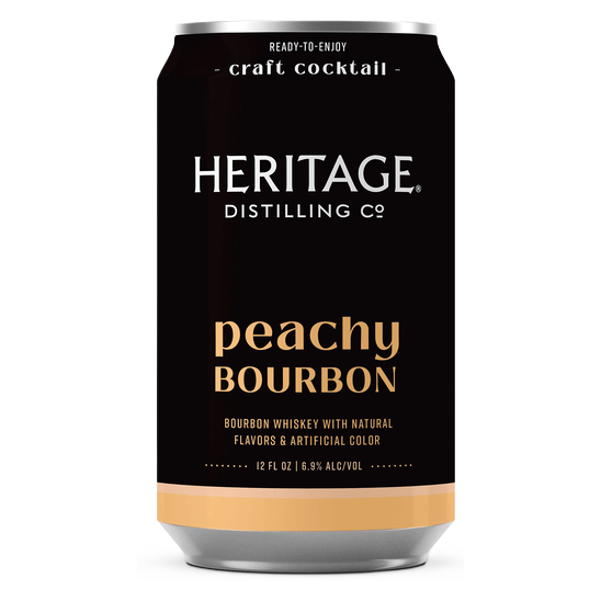 Heritage Distilling Co Peachy Bourbon 4pk 12oz Can 6.9% ABV