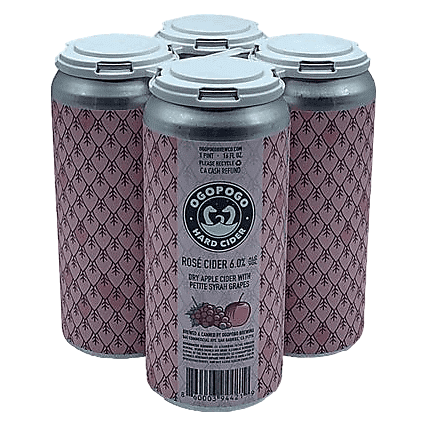 Ogopogo Brewing Rose Cider 4pk 16oz Can