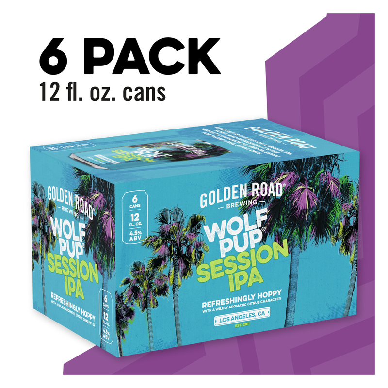 Golden Road Wolf Pup 6pk 12oz Can 4.5% ABV
