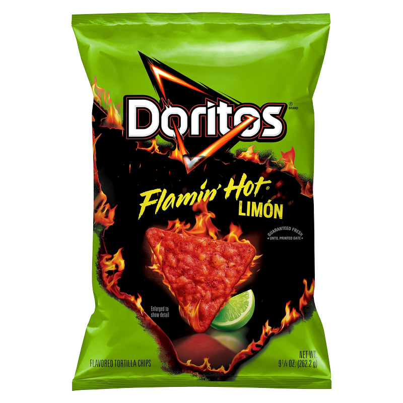 Doritos Flamin Hot Limon Tortilla Chips 9.25oz - Doritos – BevMo!