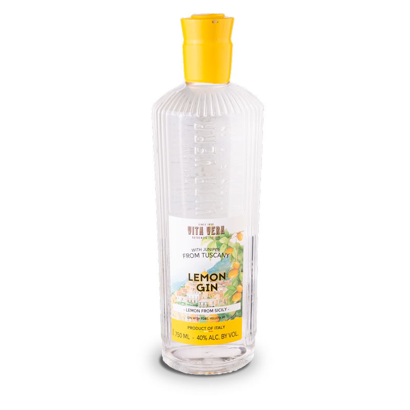 Vita Vera Lemon Gin 750ml (80 Proof) - Vita Vera – BevMo!
