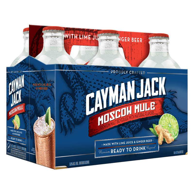 Cayman Jack Moscow Mule 6pk 11.2oz Btl 5.8% ABV