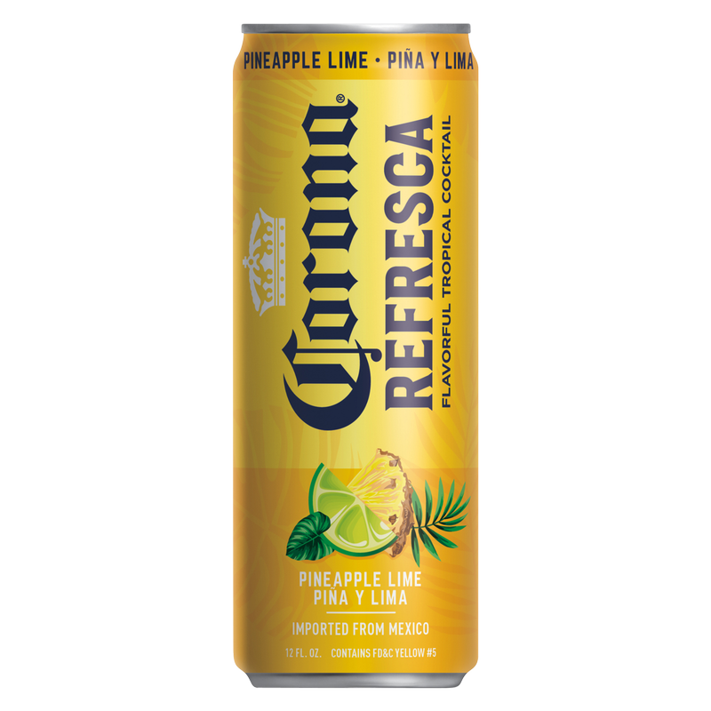 Corona Refresca Pineapple Lime Spiked Tropical Cocktail, 12 fl oz