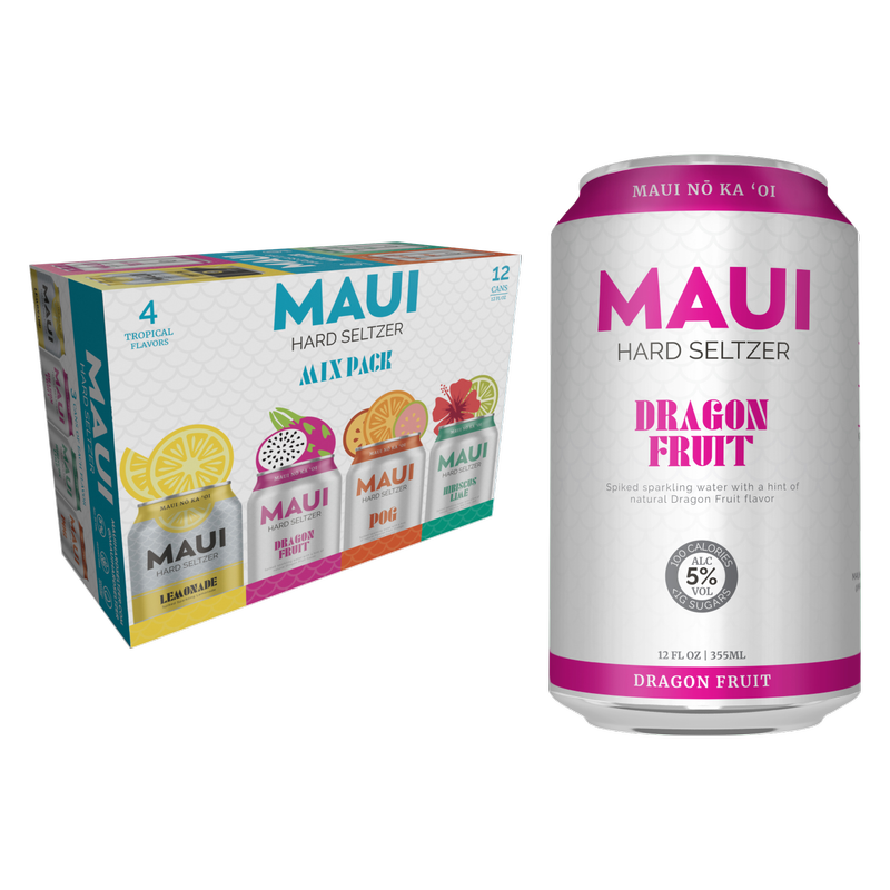 Maui Brewing Hard Seltzer Variety Pack 12pk 12oz Can - Maui