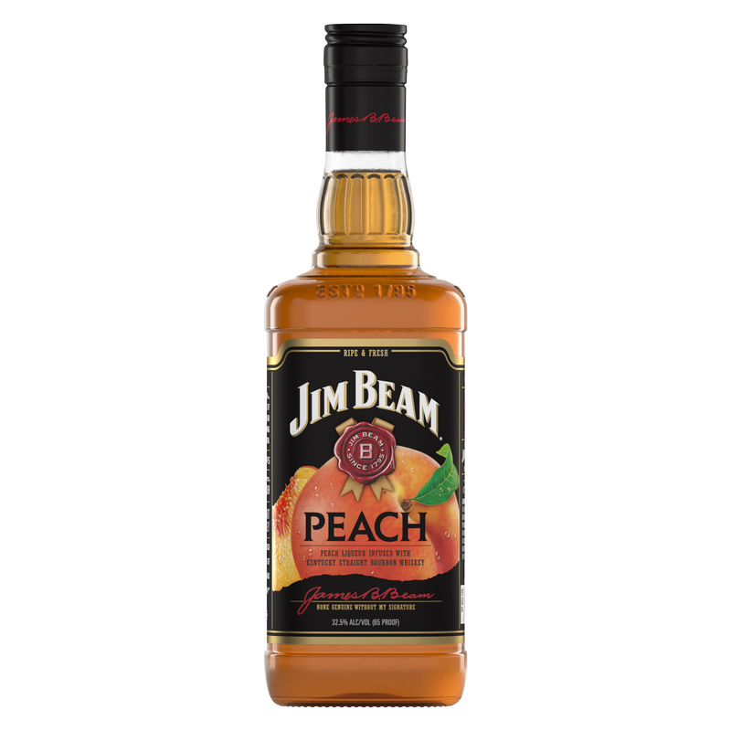 Jim Beam Peach Whiskey 750ml (65 Proof) - Jim Beam – BevMo!