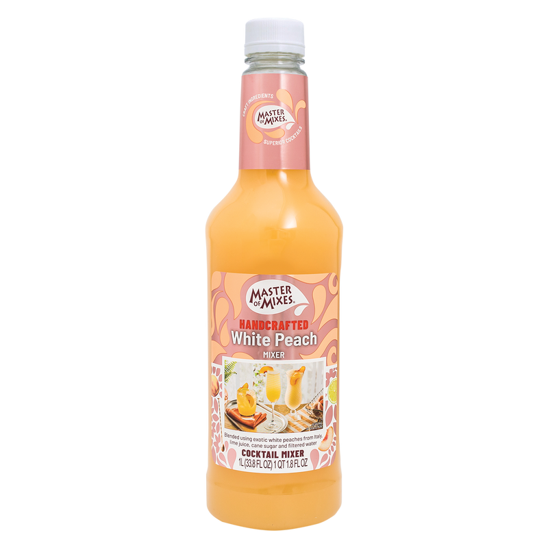 Master of Mixes White Peach Margarita/Daquiri Mix1 Liter - Master