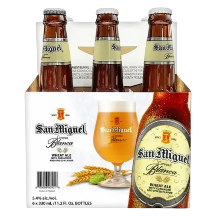 San Miguel Cerveza Blanca 6pk 11.2oz Bottle
