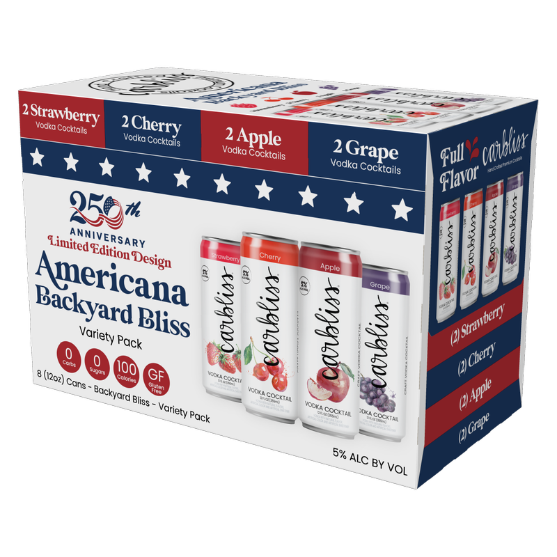 Carbliss American Backyard Bliss 8pk 12oz Can - Carbliss – BevMo!