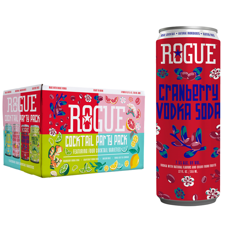 Rogue Cocktail Party Pack 8pk 12oz (15 Proof) - Rogue Spirits – BevMo!