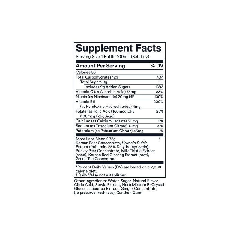 Morning Recovery Lemon Drink 3.4oz