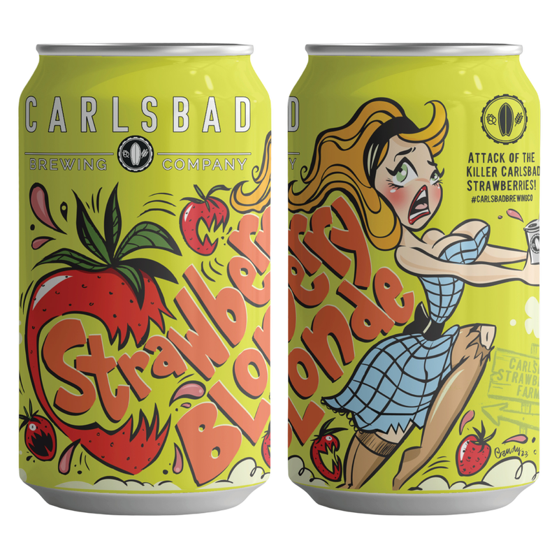 Carlsbad Brewing Co. Strawberry Blonde 4pk 16oz Can