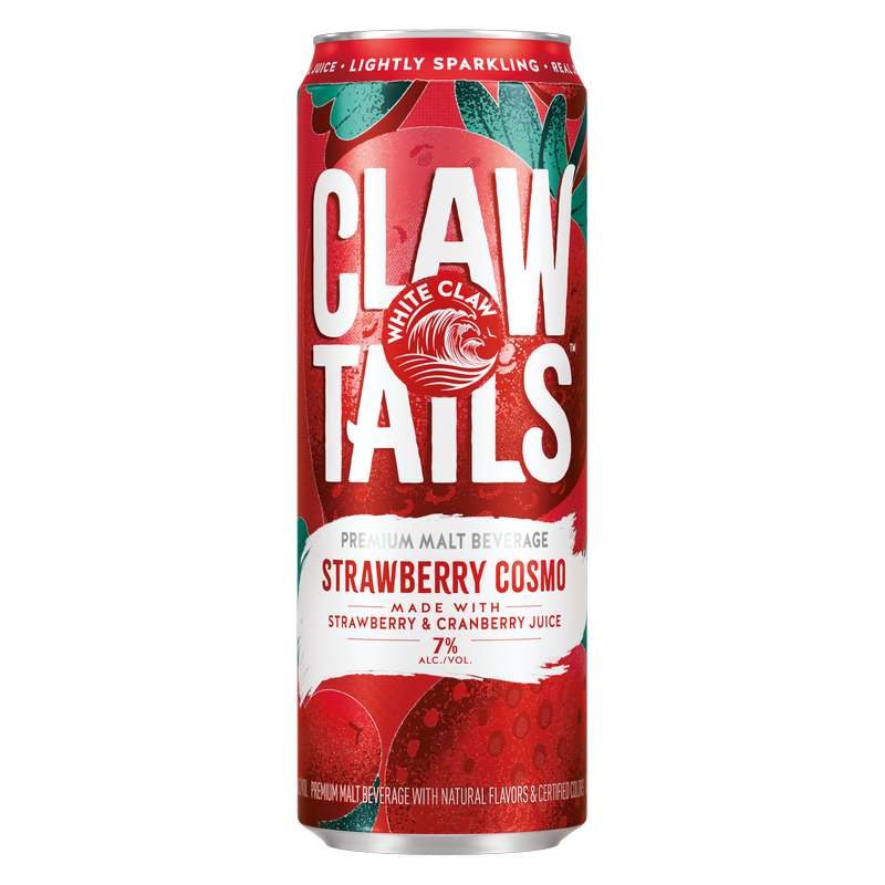 Clawtails Strawberry Cosmo 12oz Can 7% ABV - White Claw – BevMo!