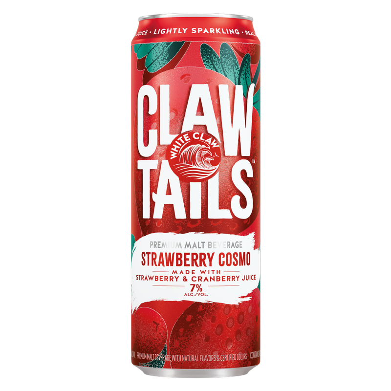 White Claw Clawtails Strawberry Cosmo 19.2oz Can 7% ABV - White