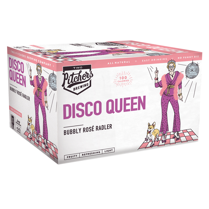 Two Pitchers Brewing Disco Queen Bubbly Rose Radler 6pk 12oz Can