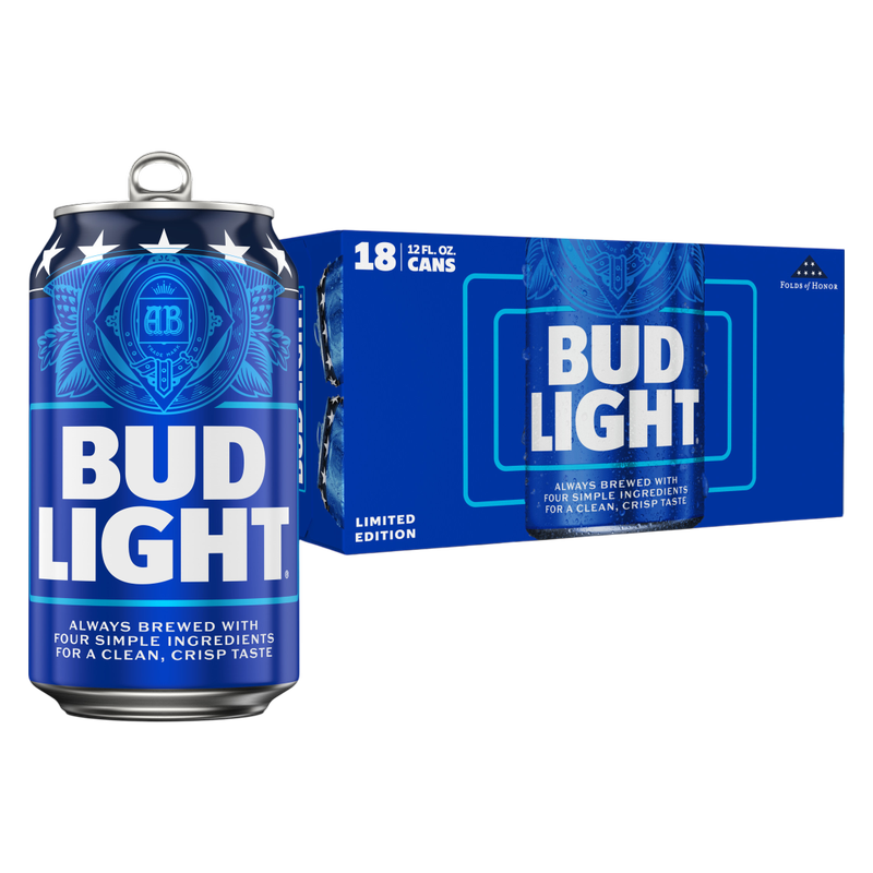 バドワイザー　BUD LIGH BEER Bud Light 18pk 12oz Can 4.2% ABV - Bud Light – BevMo!