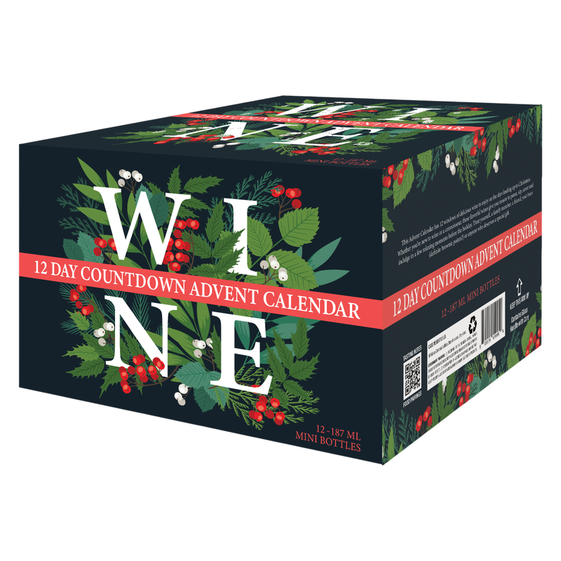 12 Days of Wine - Holiday Advent Calendar 12pk 187ml