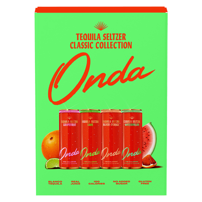 Onda Tequila Seltzer Classic Collection Variety 8pk 12oz Can 5.0% ABV