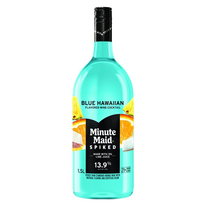 Minute Maid Spiked Blue Hawaii 1.5 Liter Bottle - Minute Maid