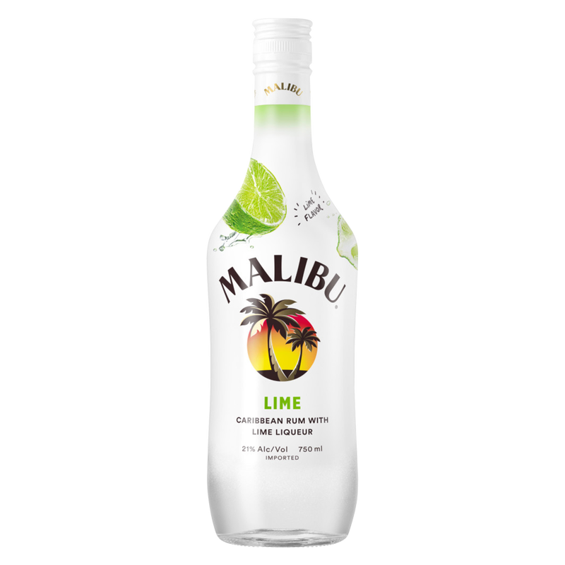 Malibu Lime Rum 750ml - Malibu – BevMo!