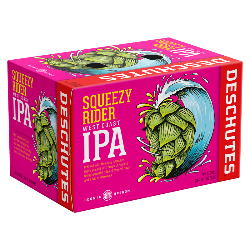 Deschutes Brewery Squeezy Rider West Coast IPA 6pk 12oz Cans 7