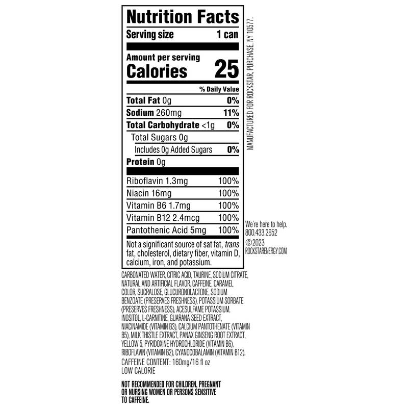 Rockstar Diet Energy 16oz Can