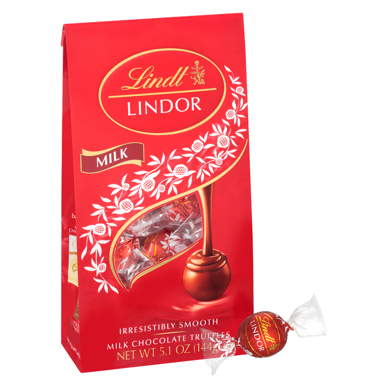 Lindt Lindor Milk Chocolate Truffles 5.1oz Bag - Lindt – BevMo!