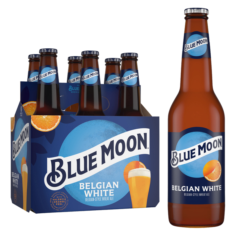 Blue Moon Belgian White 6pk 12oz Btl 5.4% ABV - Blue Moon – BevMo!