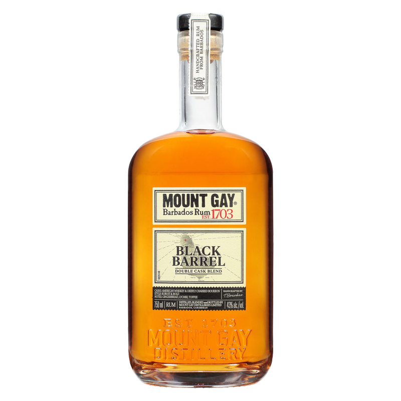 Mount Gay Black Barrel Double Cask Blend Rum 750ml - Mount Gay