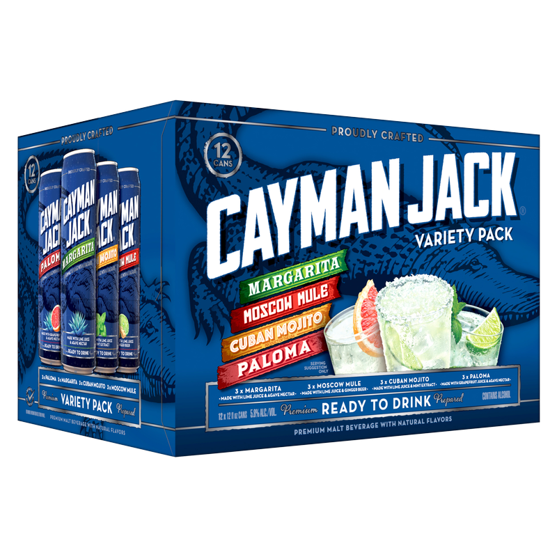 Cayman Jack Variety Pack 12pk 12oz Can