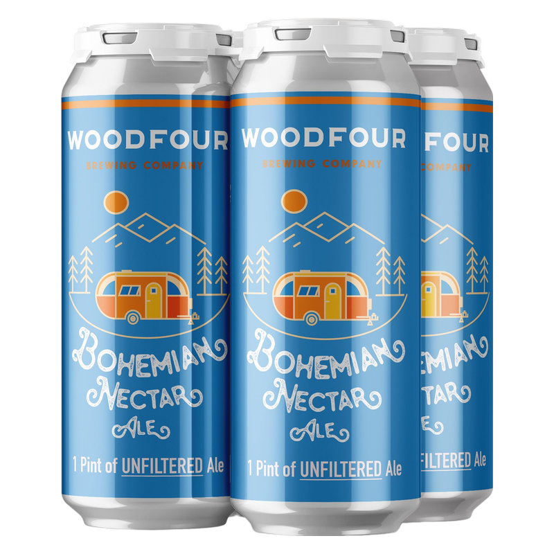 Woodfour Brewing Co. Bohemian Nectar Ale 4pk 16oz