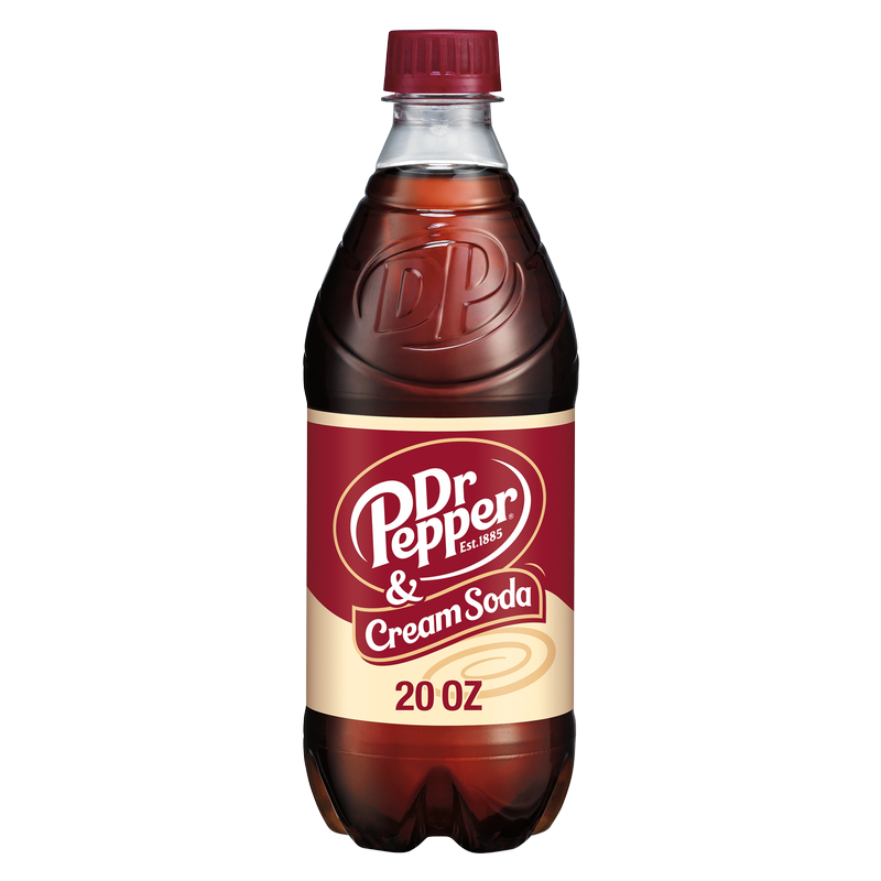 Dr Pepper & Cream Soda 20oz Btl - Dr Pepper – BevMo!