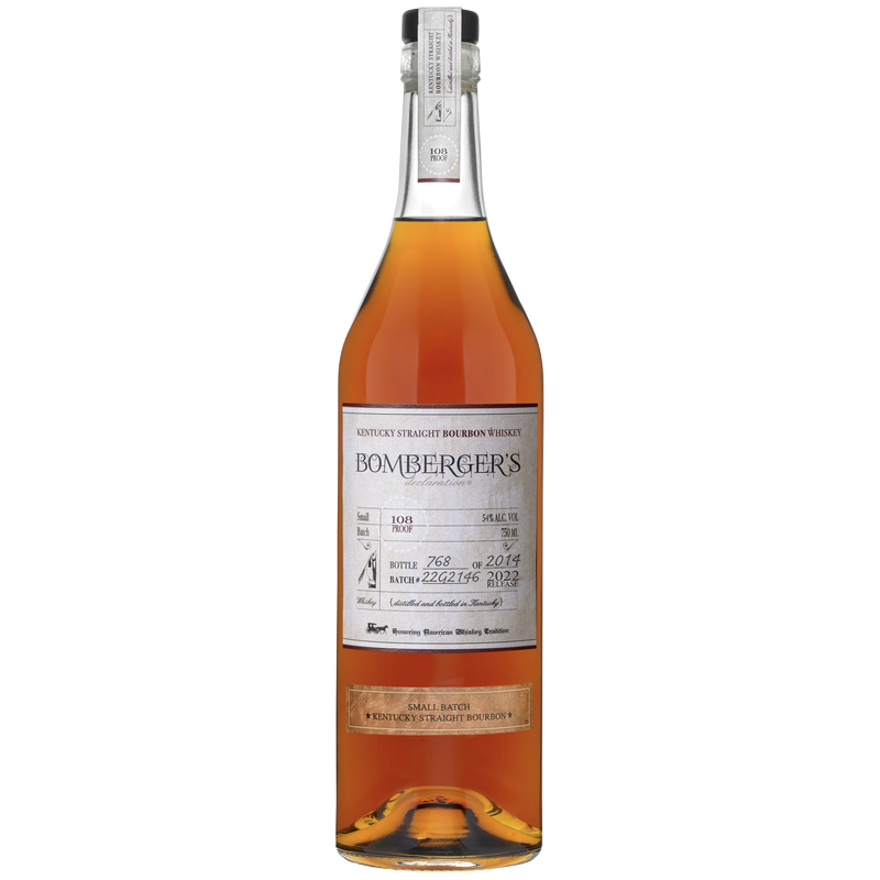 Bomberger's Declaration Bourbon 750ml (108 proof) - Bomberger's