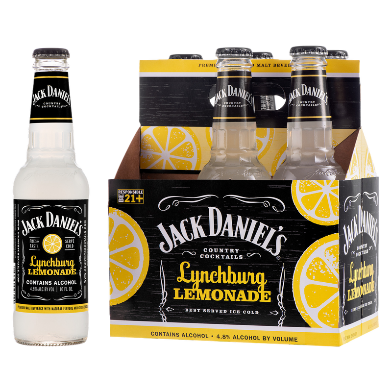 Jack Daniels Lynchburg Lemonade 6pk 10oz Btl - Jack Daniel's – BevMo!