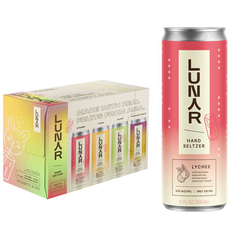 Lunar Hard Seltzer Variety Pack 8pk 12oz Can 4.7% ABV - Lunar – BevMo!