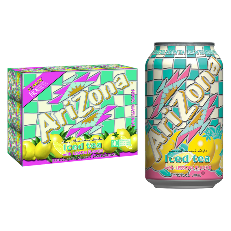 AriZona Lemon Tea 12pk 11.5oz Can - Arizona – BevMo!