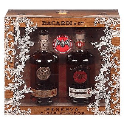 Bacardi Reserva Ocho & Diaz Humidor VAP 750ml - Bacardi – BevMo!